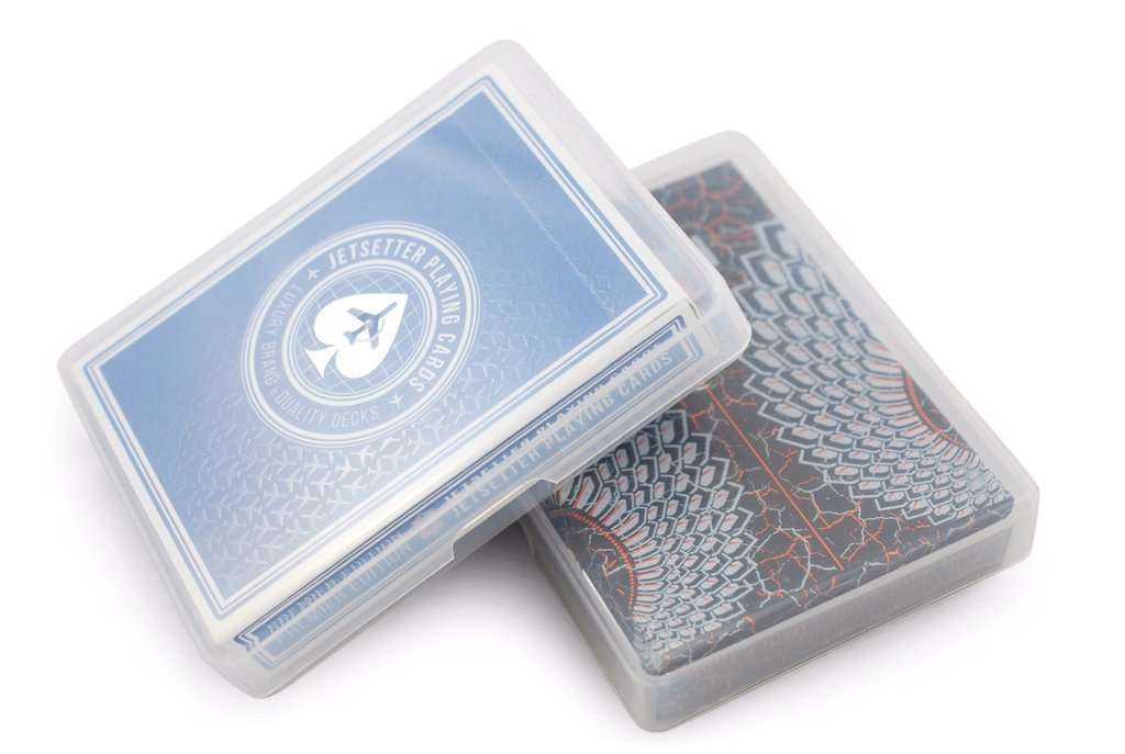 1 Dozen Clear Plastic Boxes for Regular Sized Playing Cards in Tuck Case - Image 2