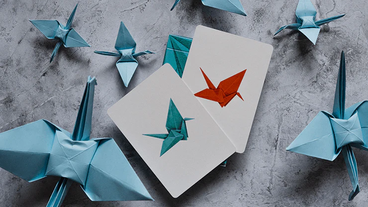 1000 Cranes v2 Playing Cards USPCC - Image 5
