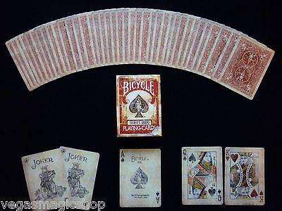 1800 Vintage Red Bicycle Playing Cards Deck - Image 3