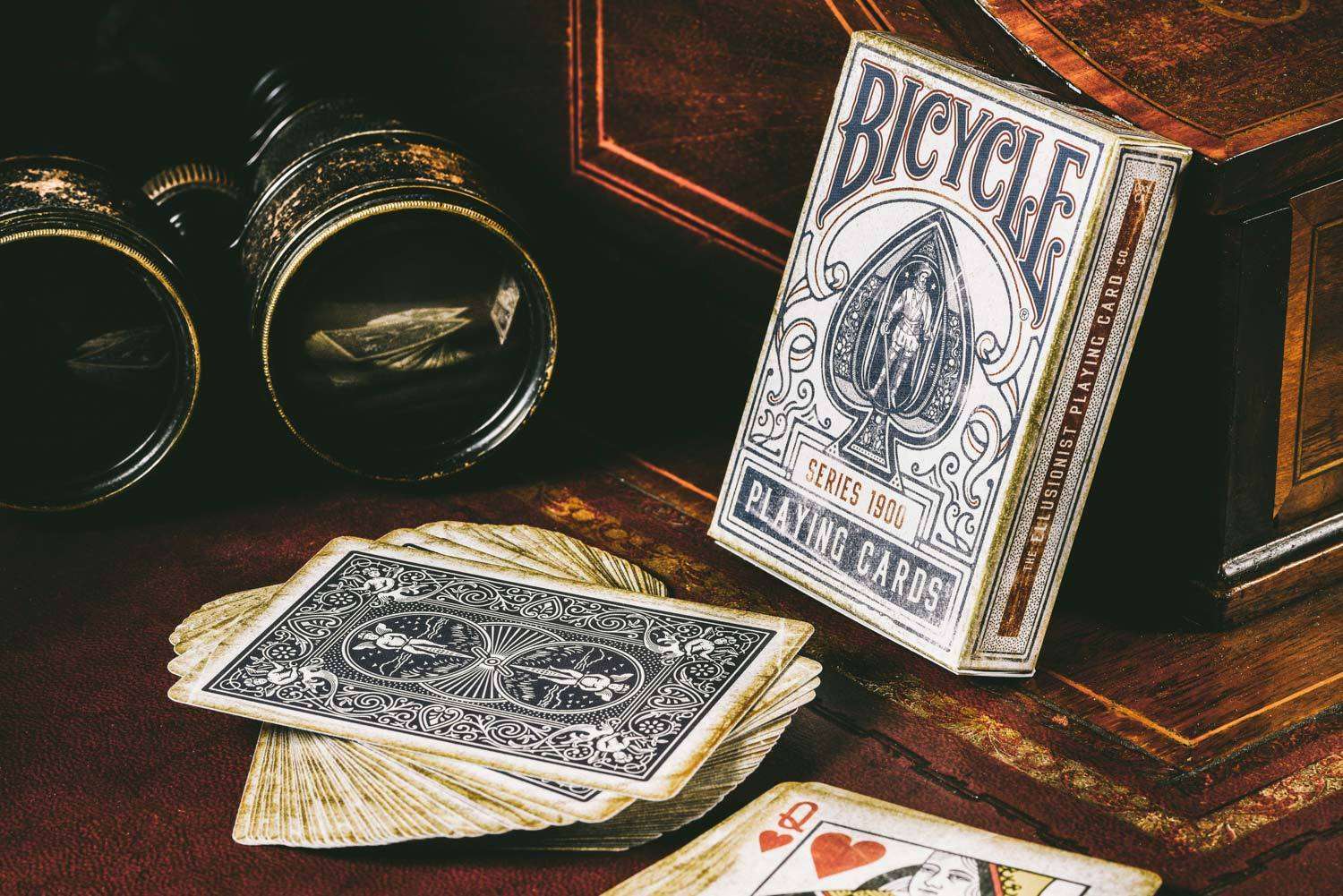 1900 Series Blue Marked Bicycle Playing Cards - Image 10