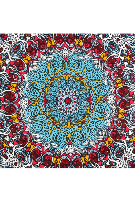 3D Glow in the Dark Sunburst Tapestry - Image 3
