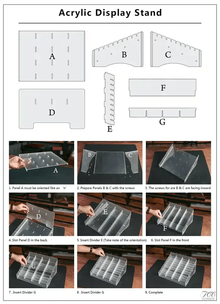 40 Deck Acrylic Playing Card Display - Image 3