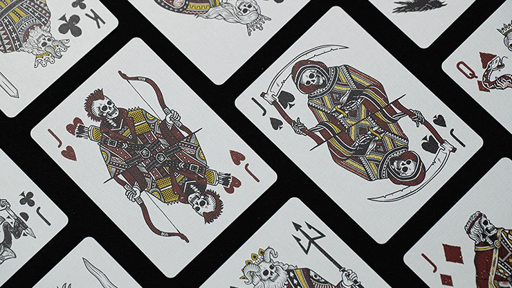 666 Dark Reserve Gold Foil Playing Cards Cartamundi - Image 2