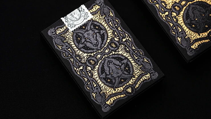 666 Dark Reserve Gold Foil Playing Cards Cartamundi - Image 6