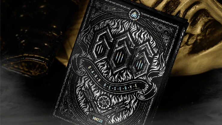 666 Dark Reserves Holographic Foiled Edition Playing Cards Cartamundi
