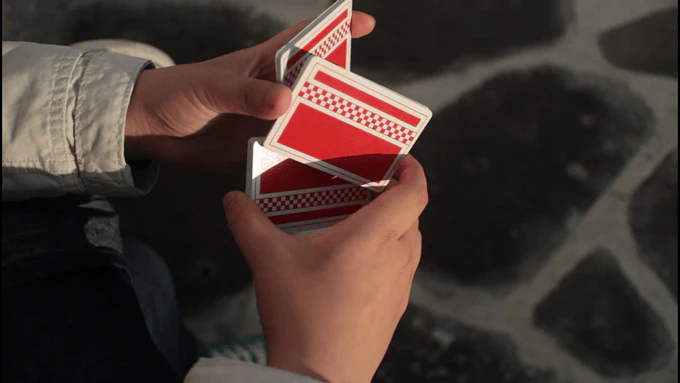70's Racer Cardistry Playing Cards USPCC - Red & Blue - Image 4