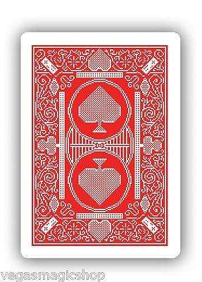 8-Bit Traditional Red Pixelated Bicycle Playing Cards Deck - Image 10