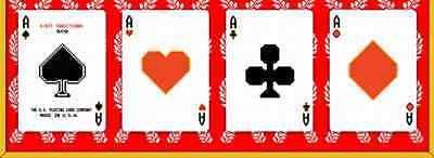 8-Bit Traditional Red Pixelated Bicycle Playing Cards Deck - Image 5