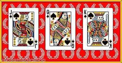 8-Bit Traditional Red Pixelated Bicycle Playing Cards Deck - Image 9