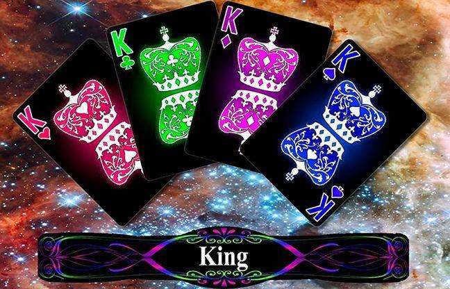 A-GLO Bicycle Playing Cards - Blue & Red - Image 8