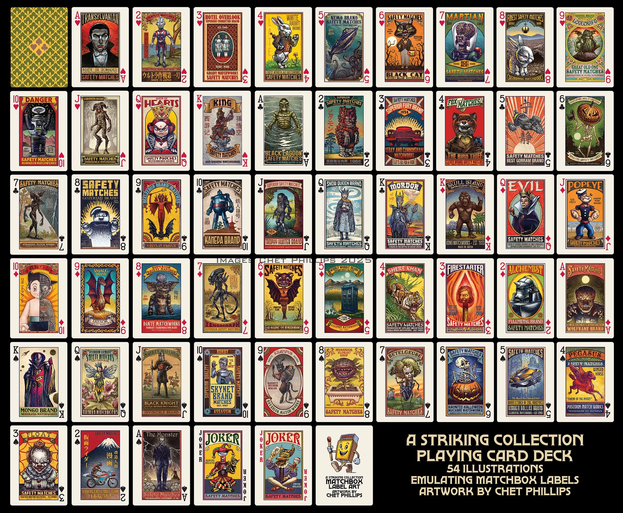 A Striking Collection: Matchbox Label Playing Cards - Image 3