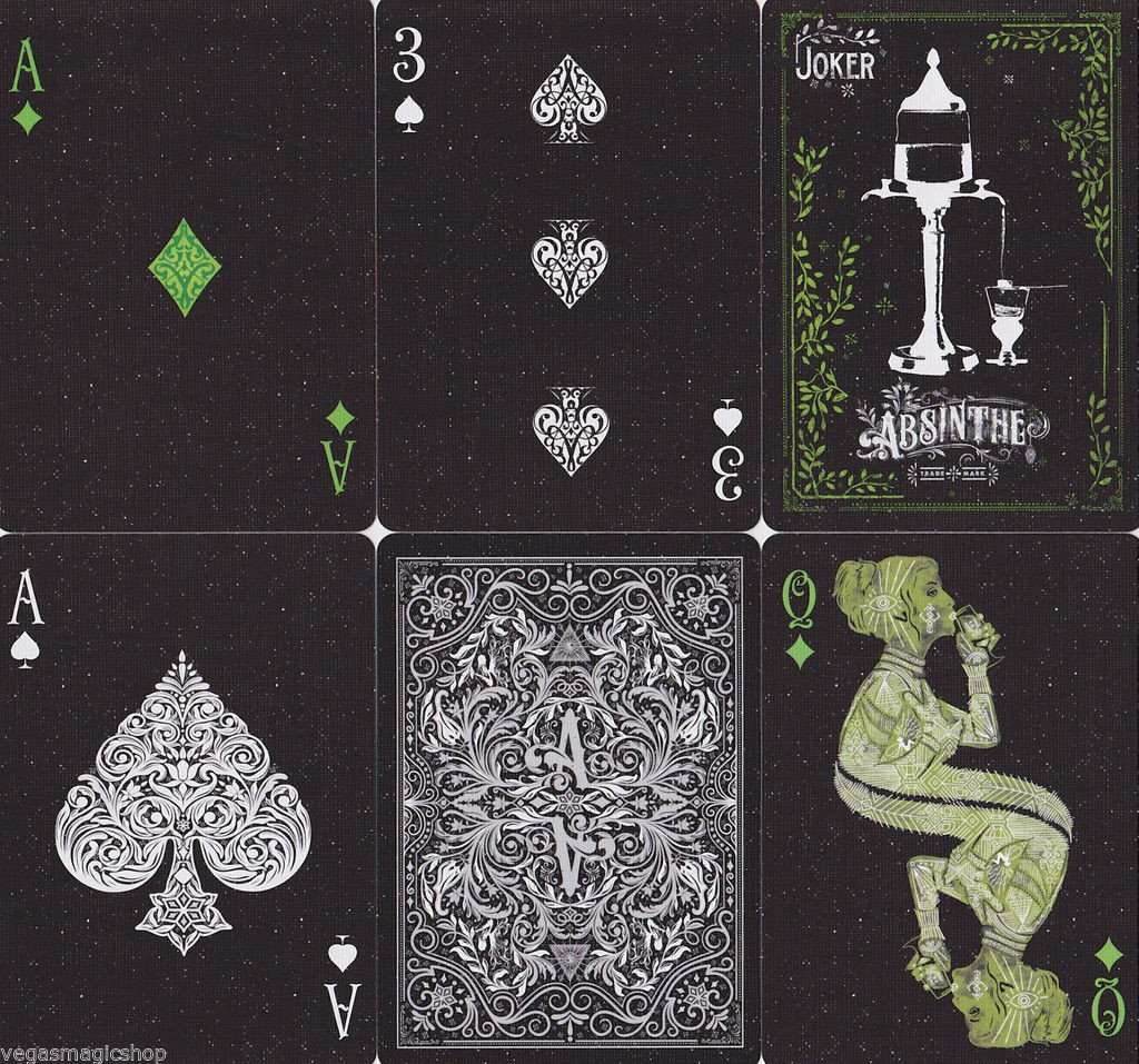 Absinthe v2 Playing Cards USPCC - Image 4