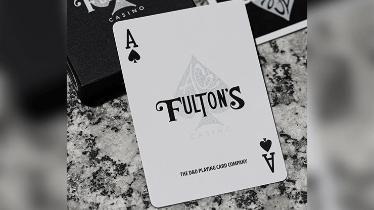Ace Fulton's Casino Black Playing Cards USPCC - Image 2