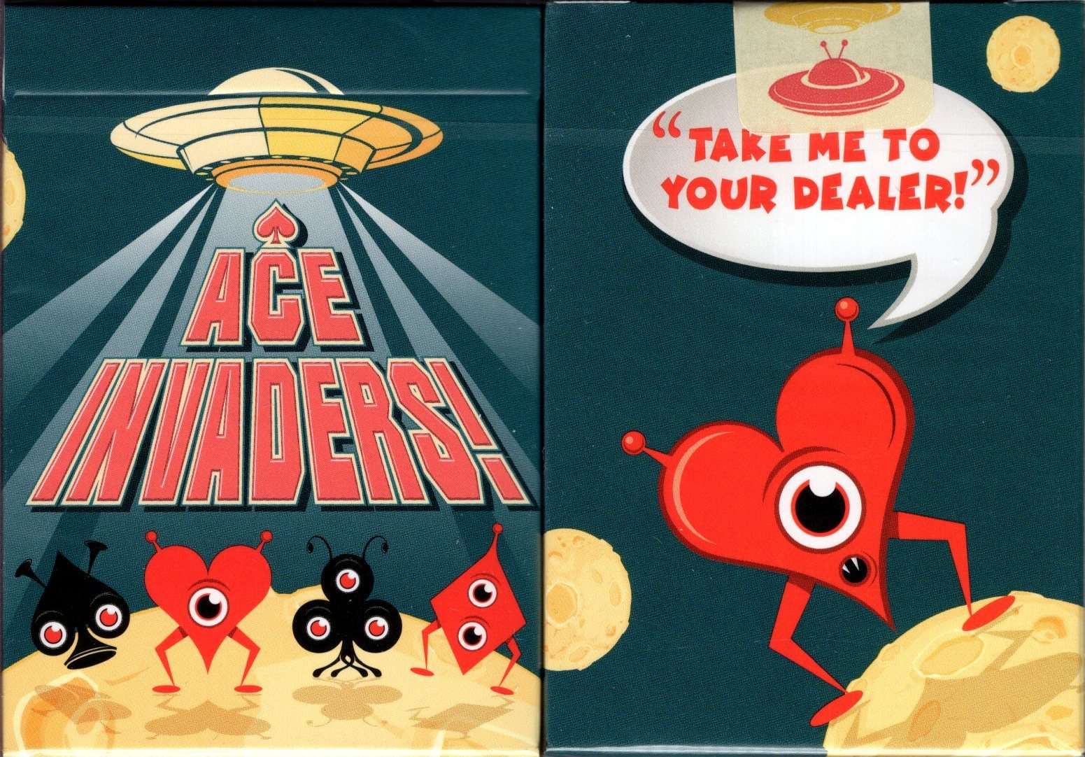 Ace Invaders Playing Cards USPCC