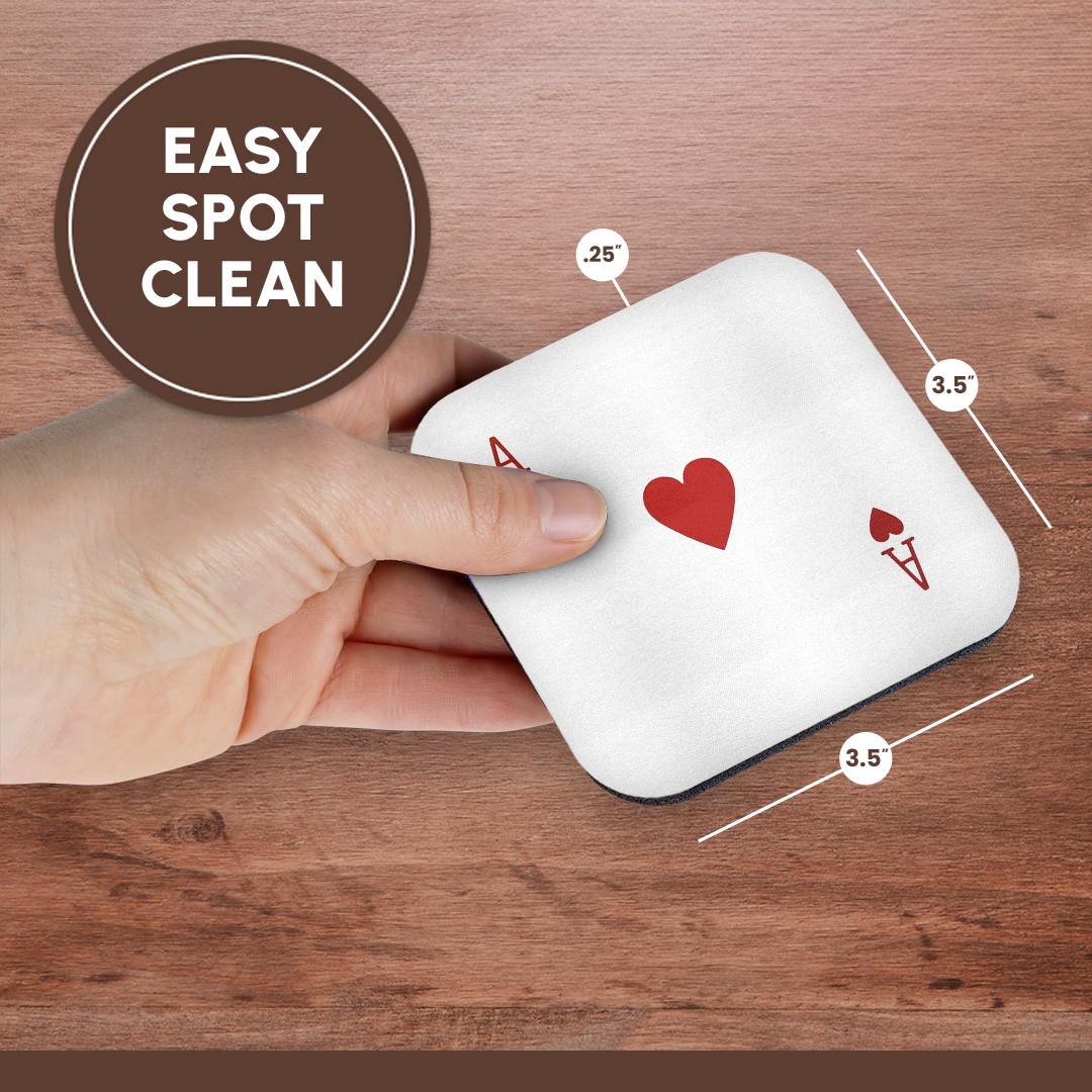 Ace of Hearts Playing Card - Coaster - Image 7