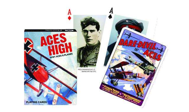 Aces High WWI Pilots & Planes Playing Cards Piatnik - Image 2