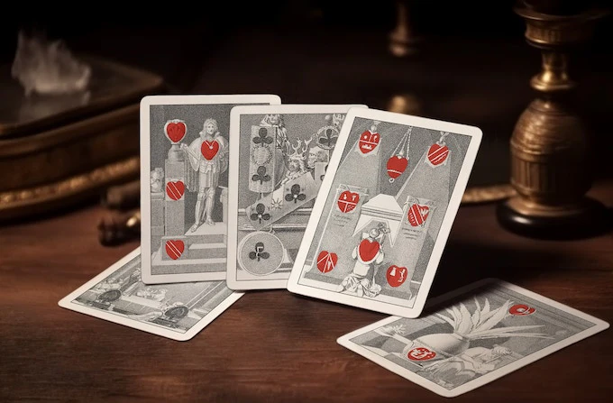 Ackermann Bartlett 1818 Transformation Playing Cards USPCC - Image 5