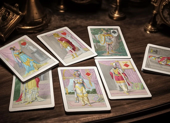 Ackermann Bartlett 1818 Transformation Playing Cards USPCC - Image 7