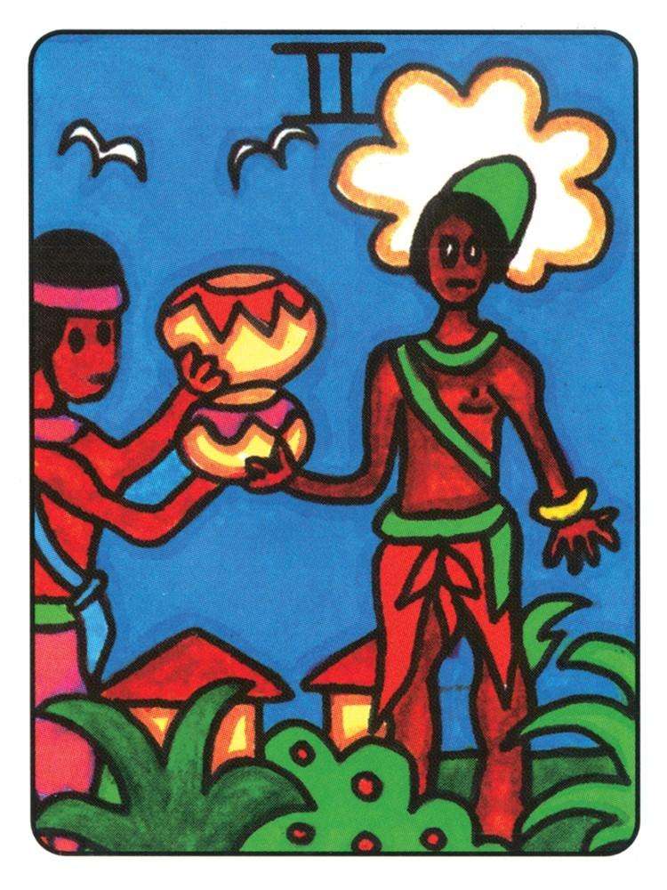 African Mini Tarot Deck - Image 7