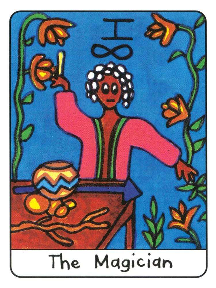 African Mini Tarot Deck - Image 8