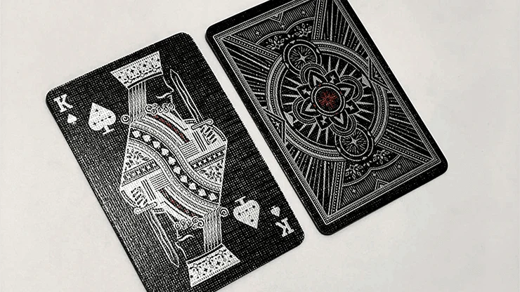 Agenda 2 Deck Set Mini Black & White Playing Cards - Image 2