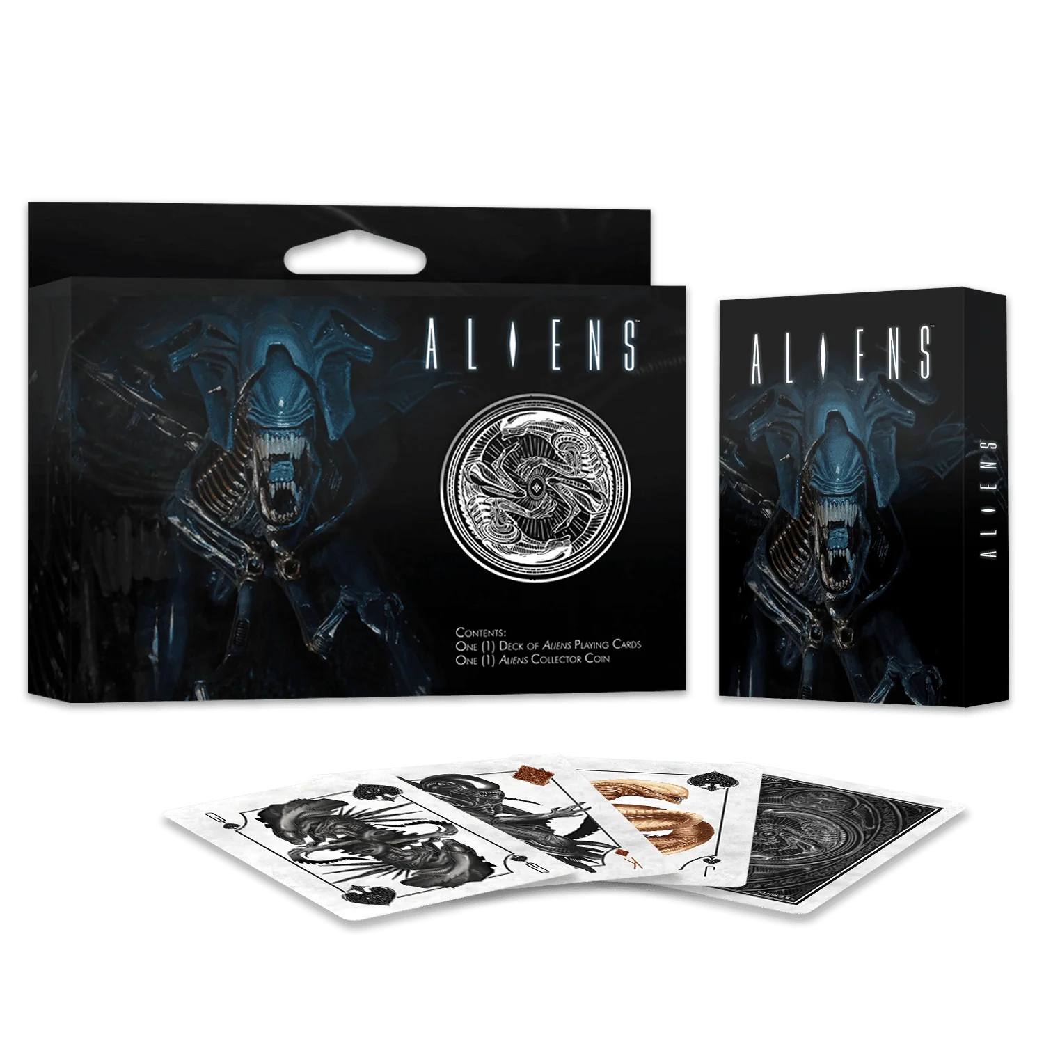 Aliens Playing Cards & Collectible Coin - Image 4