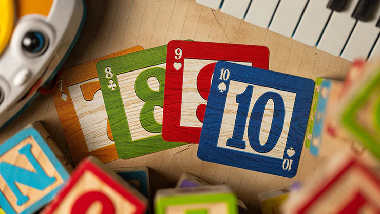 Alphabet Blocks (Green) Playing Cards by Kings Wild Project - Image 6