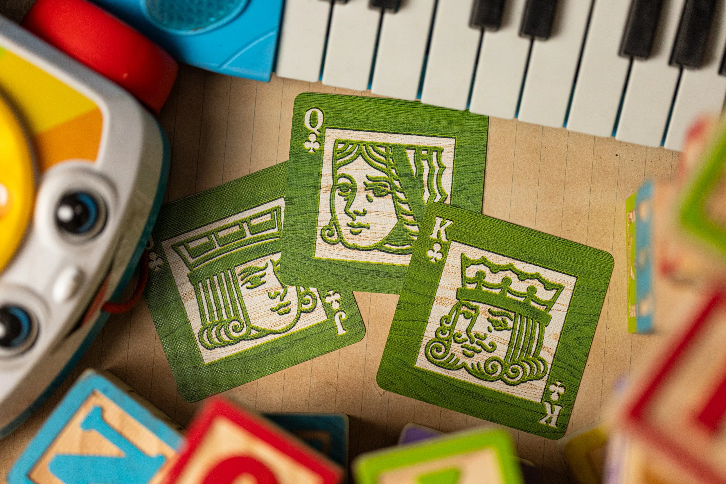 Alphabet Blue Block Playing Cards by Kings Wild Project - Image 10