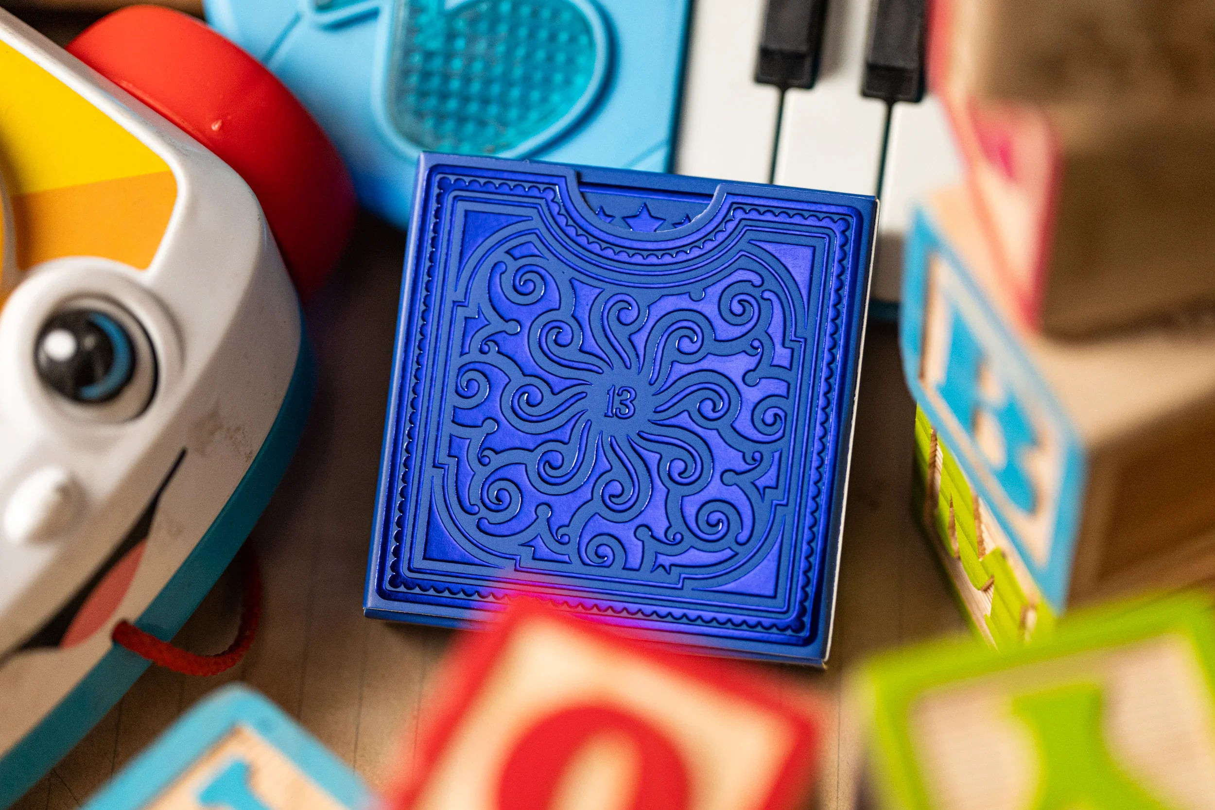 Alphabet Blue Block Playing Cards by Kings Wild Project - Image 4
