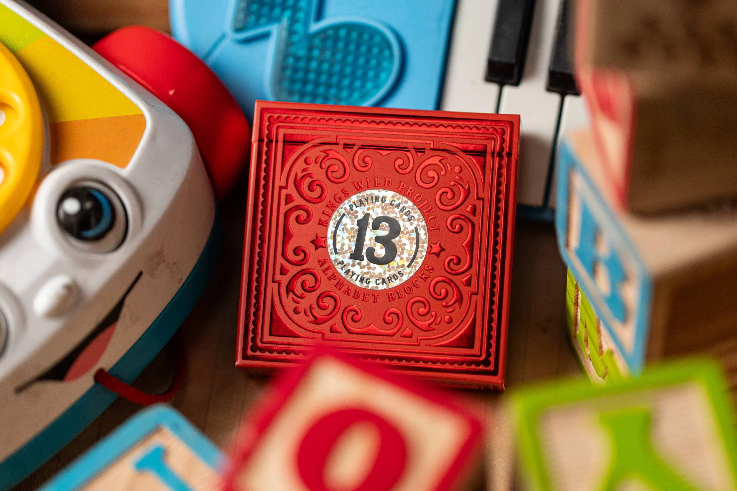 Alphabet Red Block Playing Cards by Kings Wild Project - Image 3