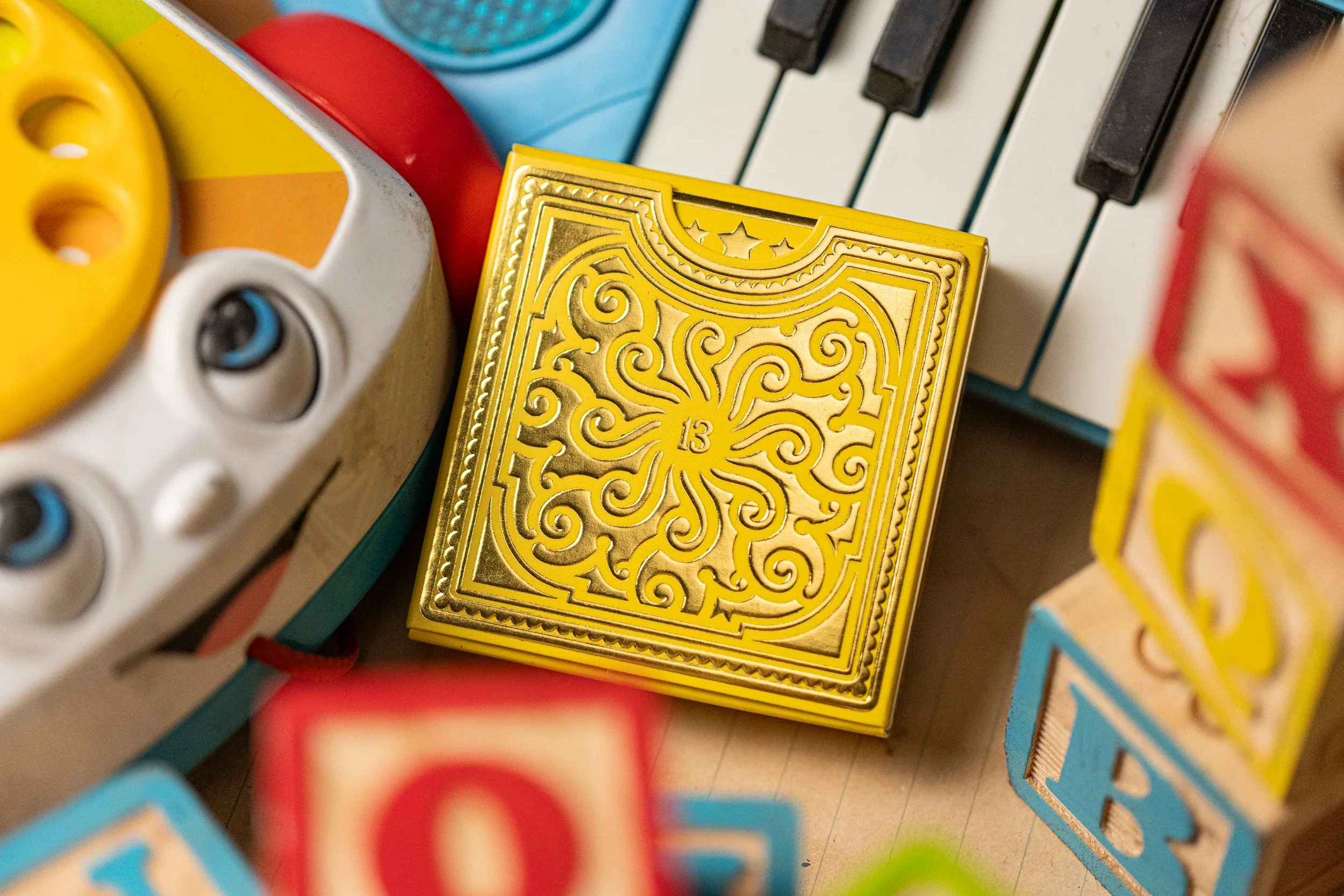 Alphabet Yellow Block Playing Cards by Kings Wild Project - Image 3