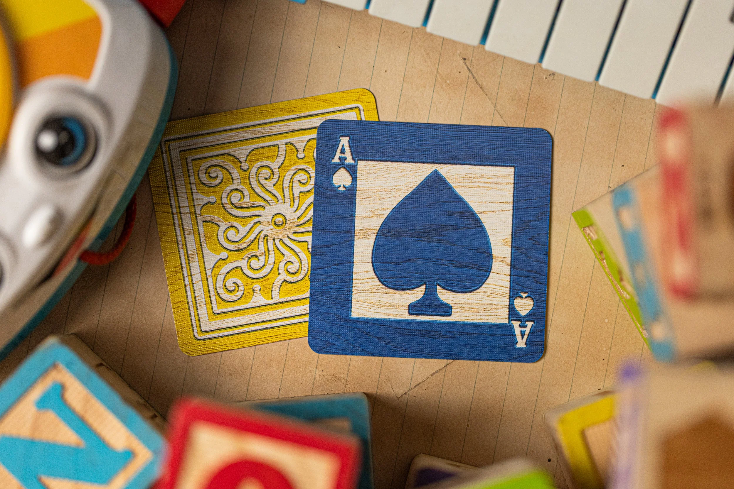 Alphabet Yellow Block Playing Cards by Kings Wild Project - Image 5