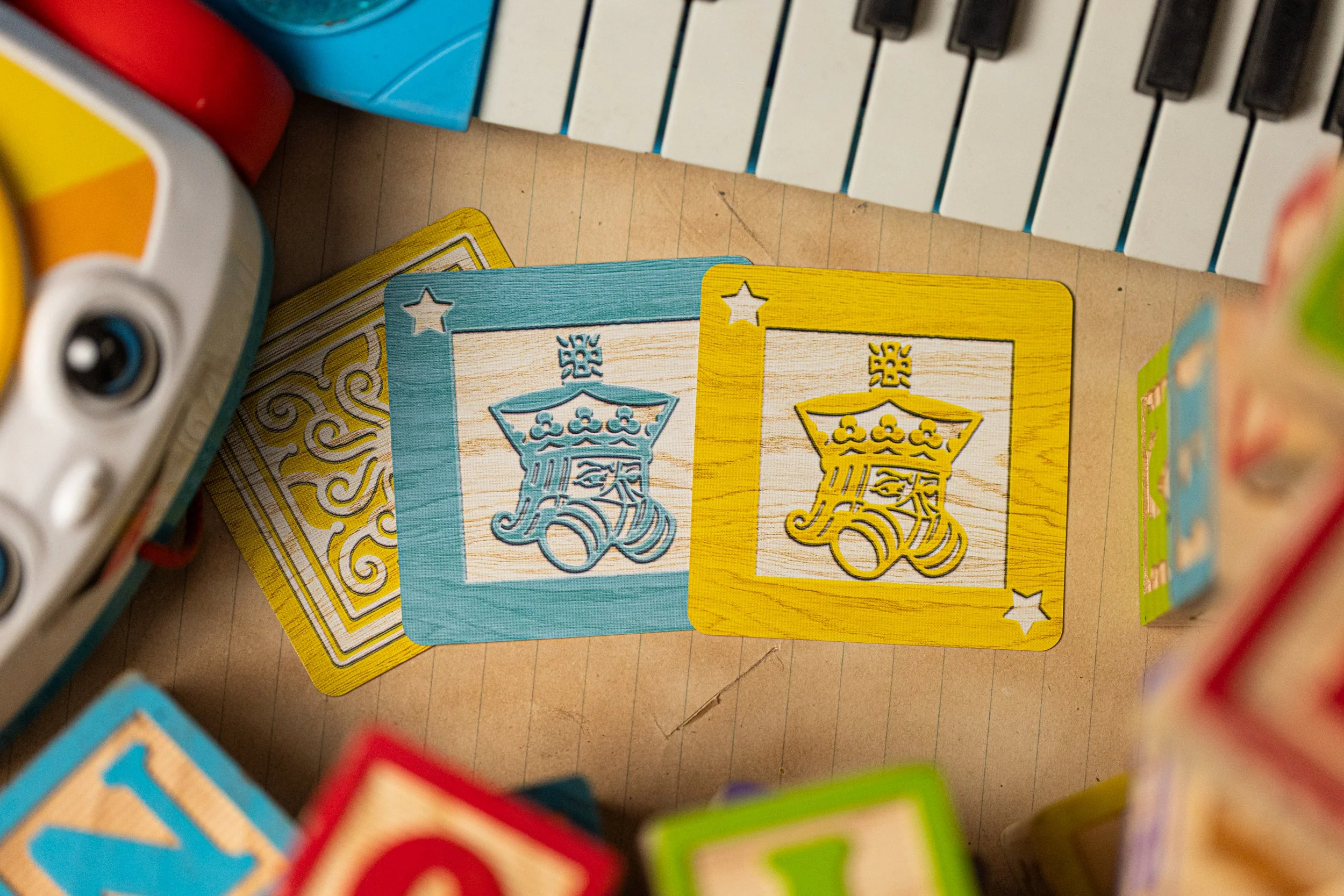 Alphabet Yellow Block Playing Cards by Kings Wild Project - Image 8