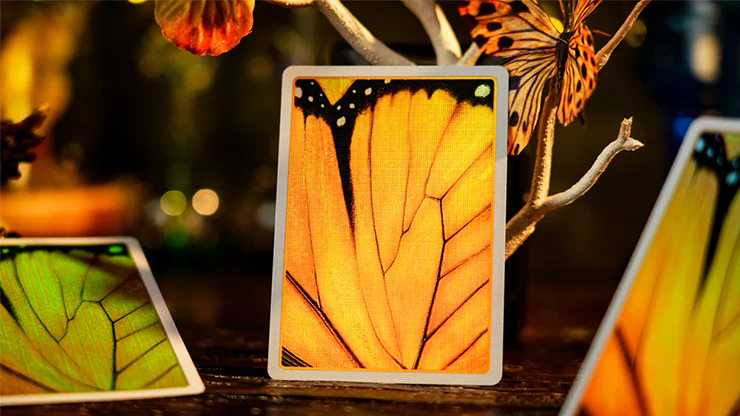 Amber Golden Morpho Playing Cards by TCC Fashion - Image 2