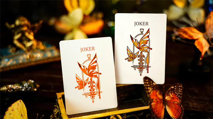 Amber Golden Morpho Playing Cards by TCC Fashion - Image 3
