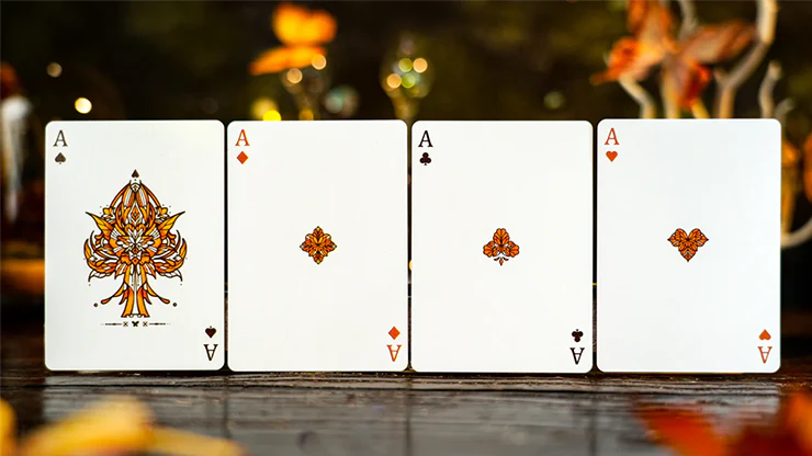 Amber Golden Morpho Playing Cards by TCC Fashion - Image 4