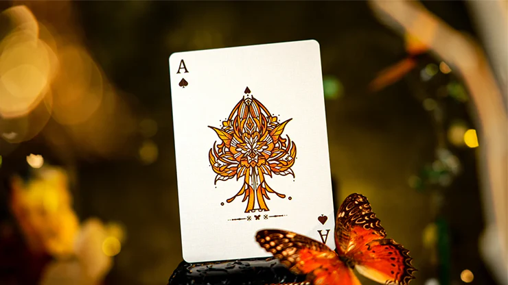 Amber Golden Morpho Playing Cards by TCC Fashion - Image 5