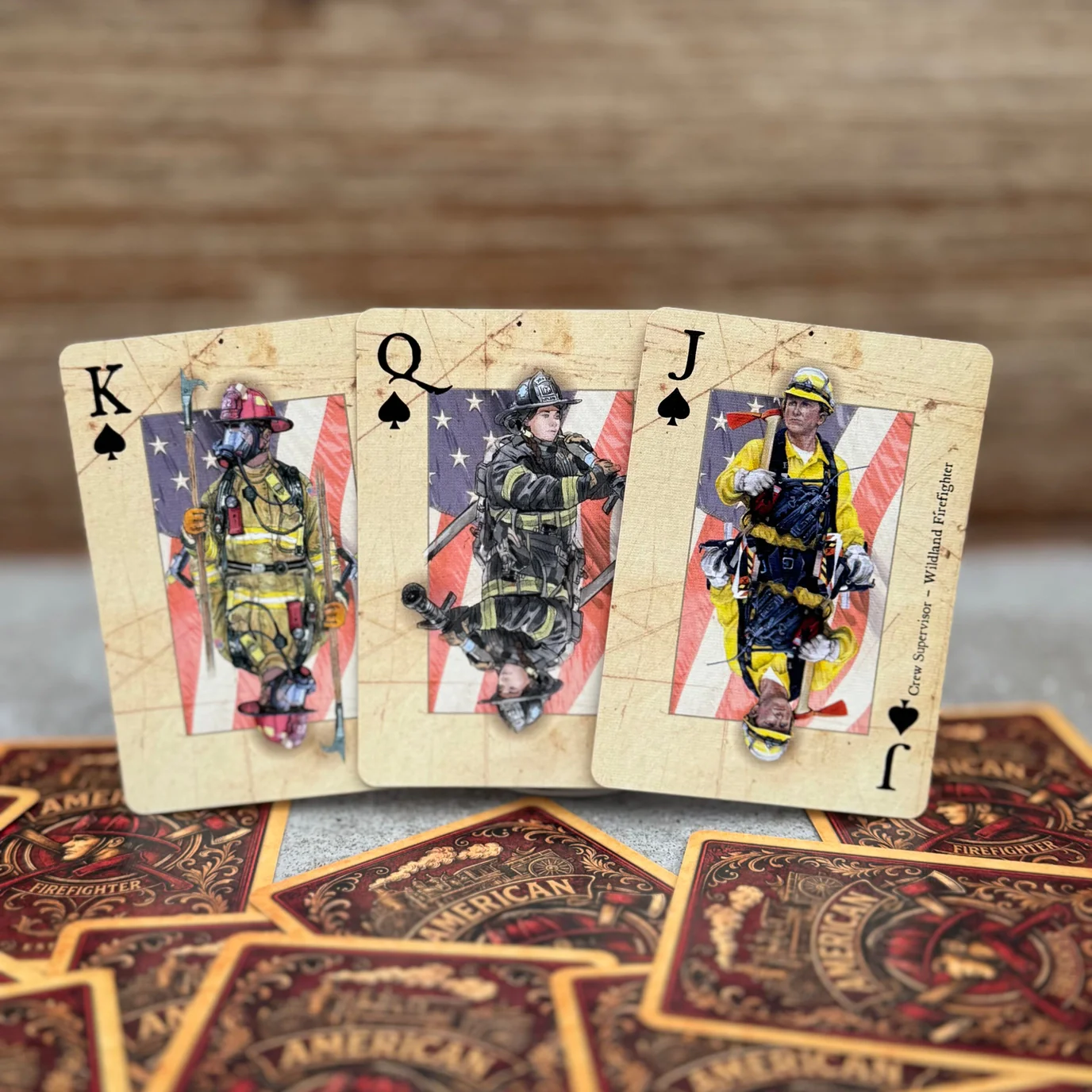 American Firefighter Playing Cards - Image 2
