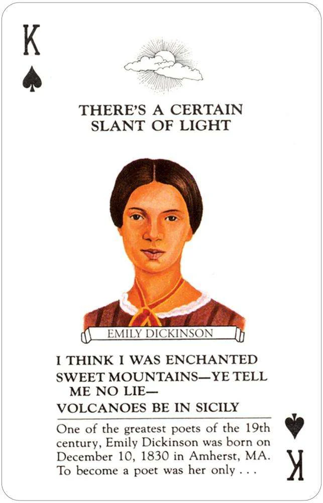 American Women Authors Playing Cards USGS - Image 3
