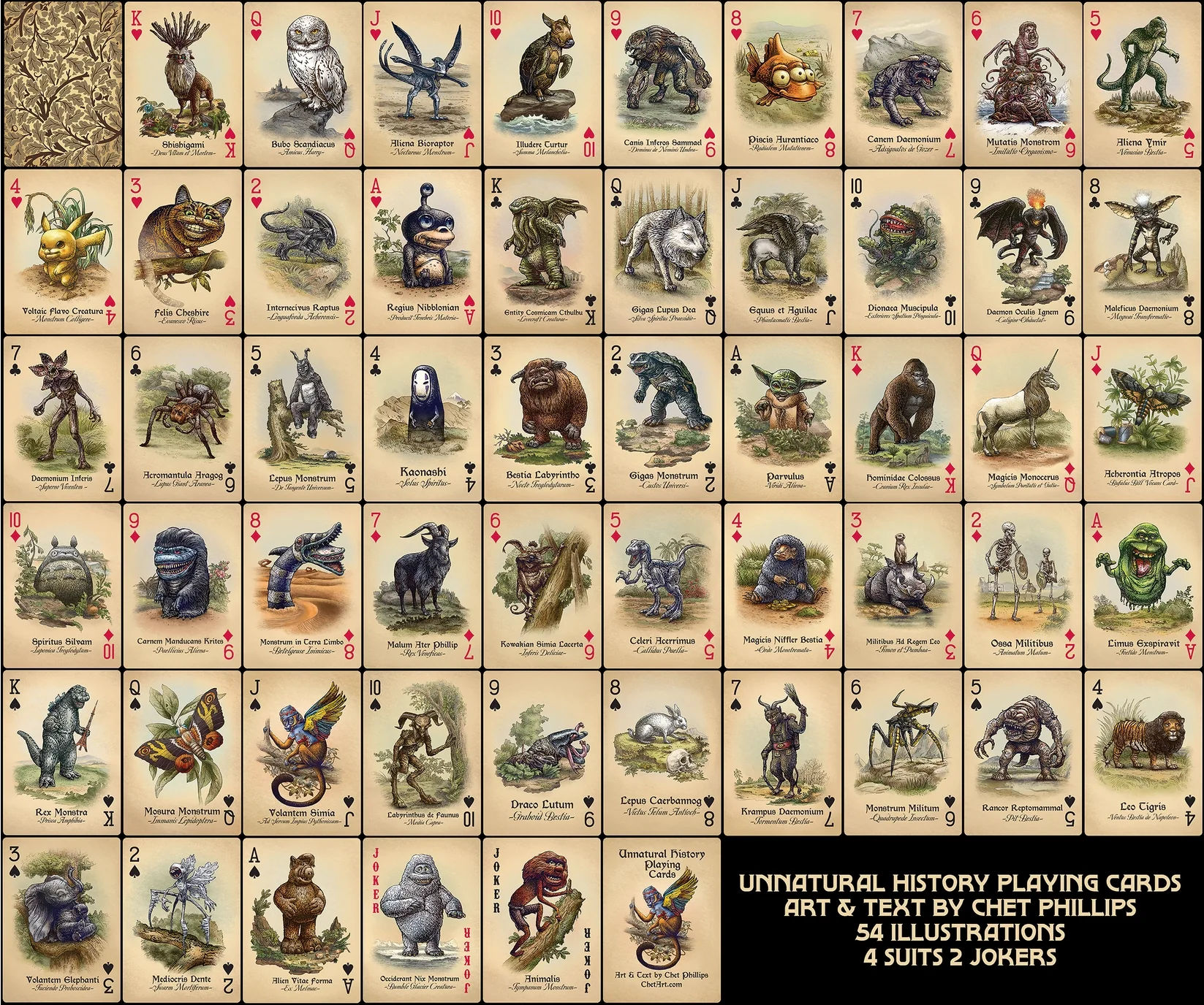 An Unnatural History Playing Cards - Image 4