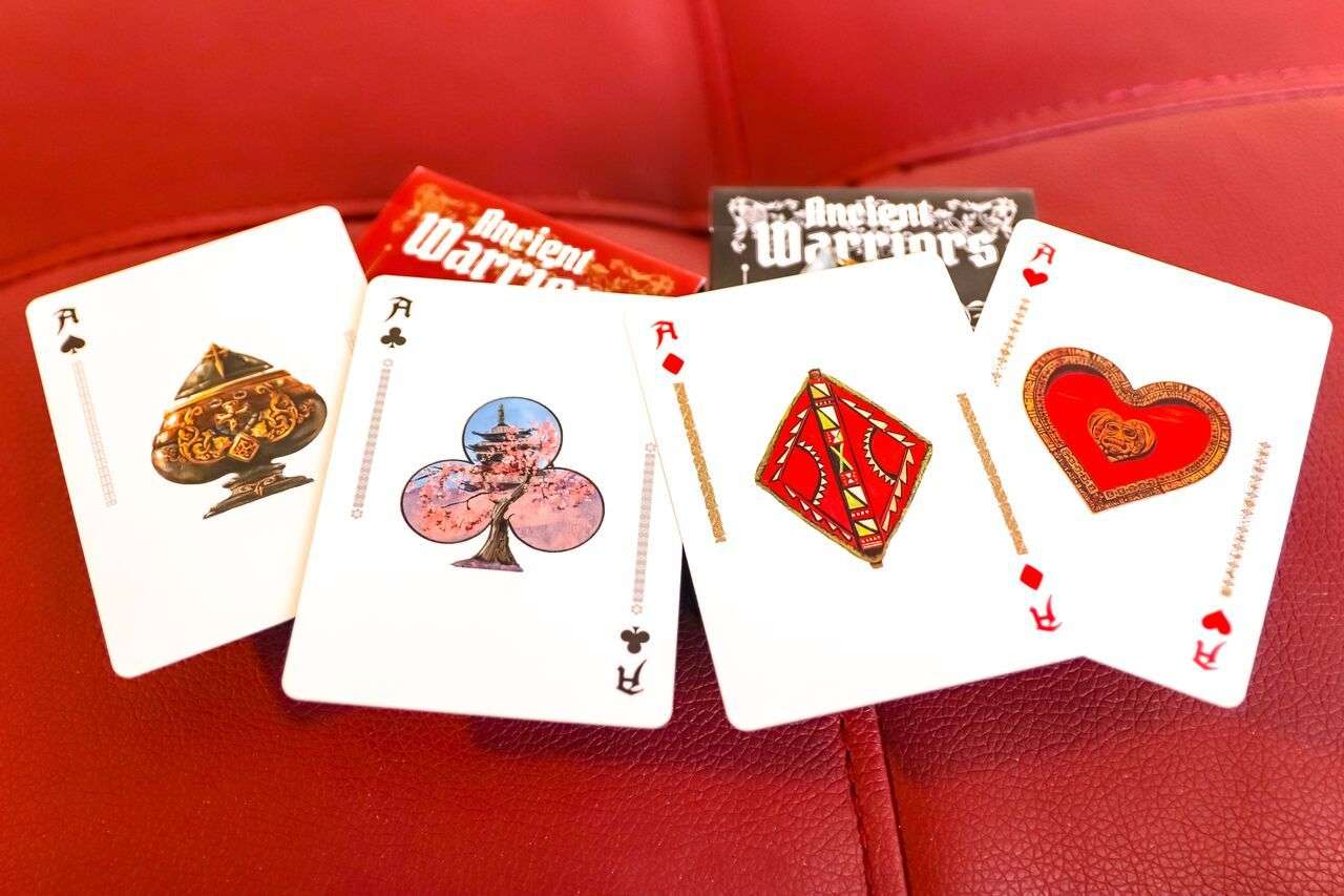 Ancient Warriors Playing Cards USPCC - Image 12