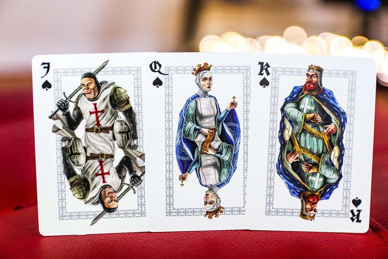 Ancient Warriors Playing Cards USPCC - Image 7