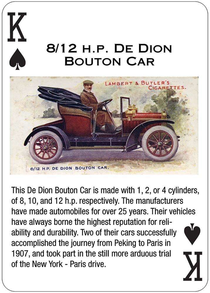 Antique Motor Cars Playing Cards USGS - Image 4