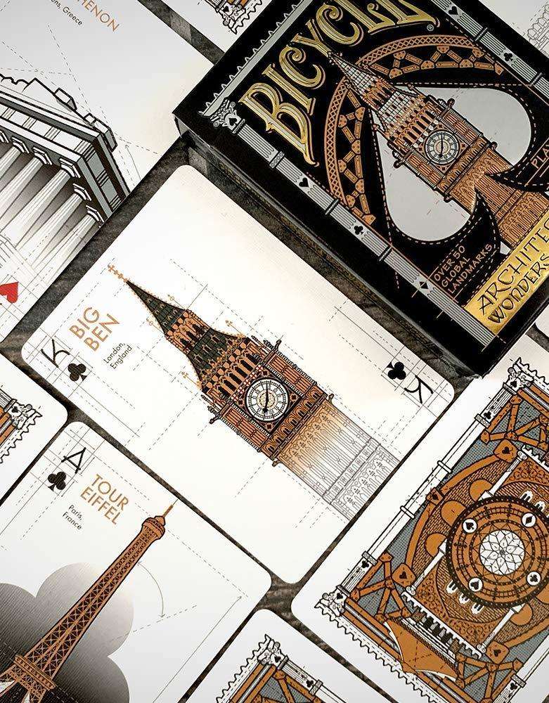 Architectural Wonders Of The World Bicycle Playing Cards - Image 4