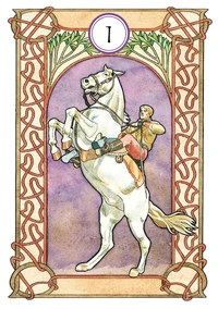 Art Nouveau Lenormand Oracle Deck Lo Scarabeo - Image 3