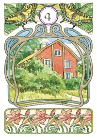 Art Nouveau Lenormand Oracle Deck Lo Scarabeo - Image 6
