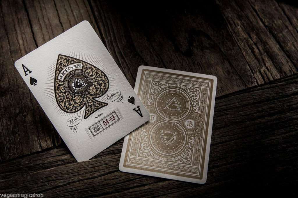 Artisan White Playing Cards USPCC - Image 5