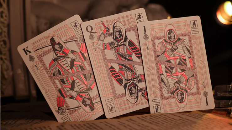 Assassin's Creed Legacy Version 2 Garnet (Hidden Blade Black) Playing Cards - Image 2