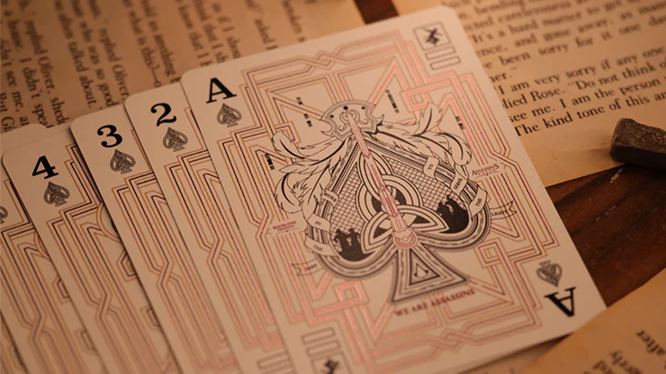 Assassin's Creed Legacy Version 2 Garnet (Hidden Blade Black) Playing Cards - Image 4