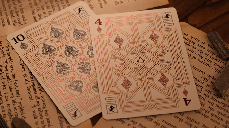 Assassin's Creed Legacy Version 2 Garnet (Hidden Blade Black) Playing Cards - Image 5